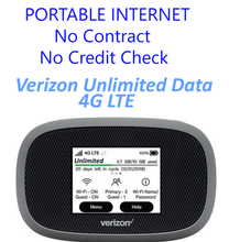 Load image into Gallery viewer, Verizon Unlimited Data Hotspot 4G LTE | Verizon truly unlimited 3 months of service included
