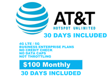 Load image into Gallery viewer, AT&amp;T Hotspot Unlimited Data No Throttling $90/Monthly
