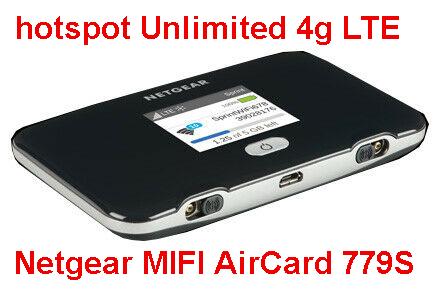 Netgear MIFI AirCard 779S,4G LTE, Mobile Hotspot + 1 month service included - unlimited hotspot & television